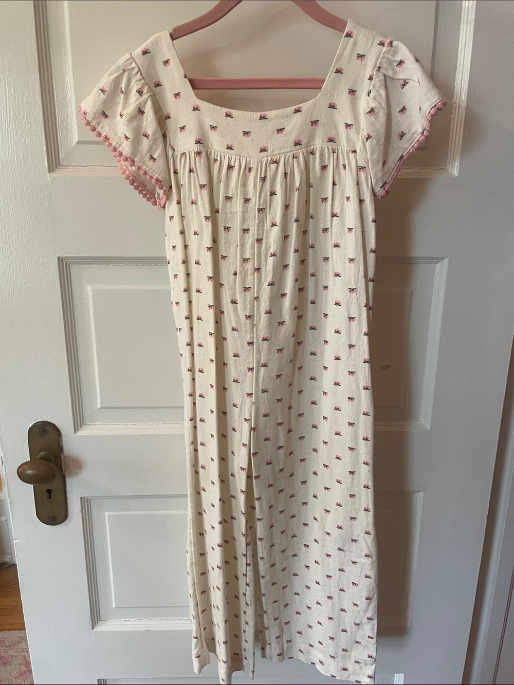Old Navy floral linen jumper
